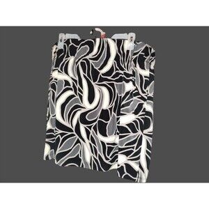 Women's Attention Brand Black and Gray Mini Pencil Skirt